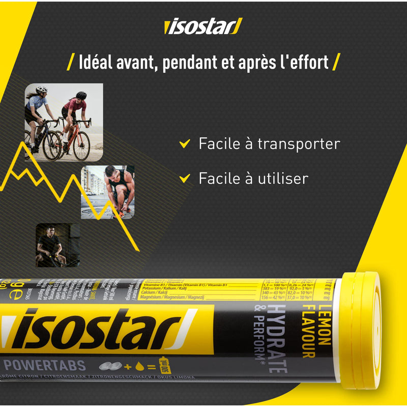 Isostar Electrolyte Tablets - Lemon (1 X 10 Tabs) | Electrolytes Drink | Iso Drink | Isotonic Drinks | Electrolytes | Sports Drink For Intensive Training (Pack Of 1) - NewNest Australia