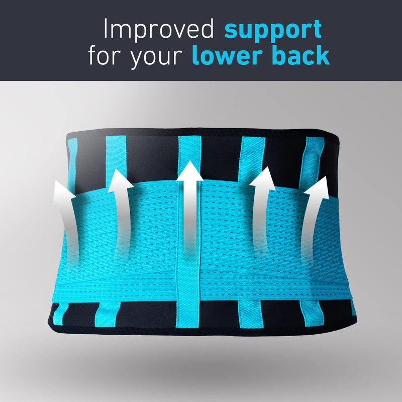 Clever Yellow Back Support Belt for Men and Women - Therapeutic Lower Back Support - The Only Certified Medical-Grade Lumbar Back Support for Back Pain Relief and Injury Prevention - XL XL (Pack of 1) - NewNest Australia