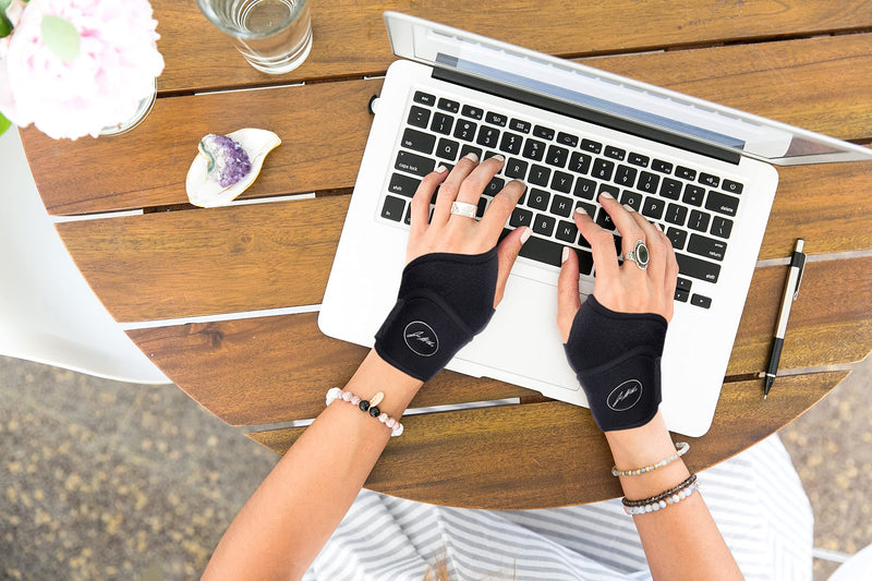 Doctor Developed Wrist supports / Wrist brace - Relief for carpal tunnel, wrist injuries, wrist support for arthritis, hand support, hand & wrist braces, wrist strap and Doctor Handbook (2 Pack) 2 Pack - NewNest Australia