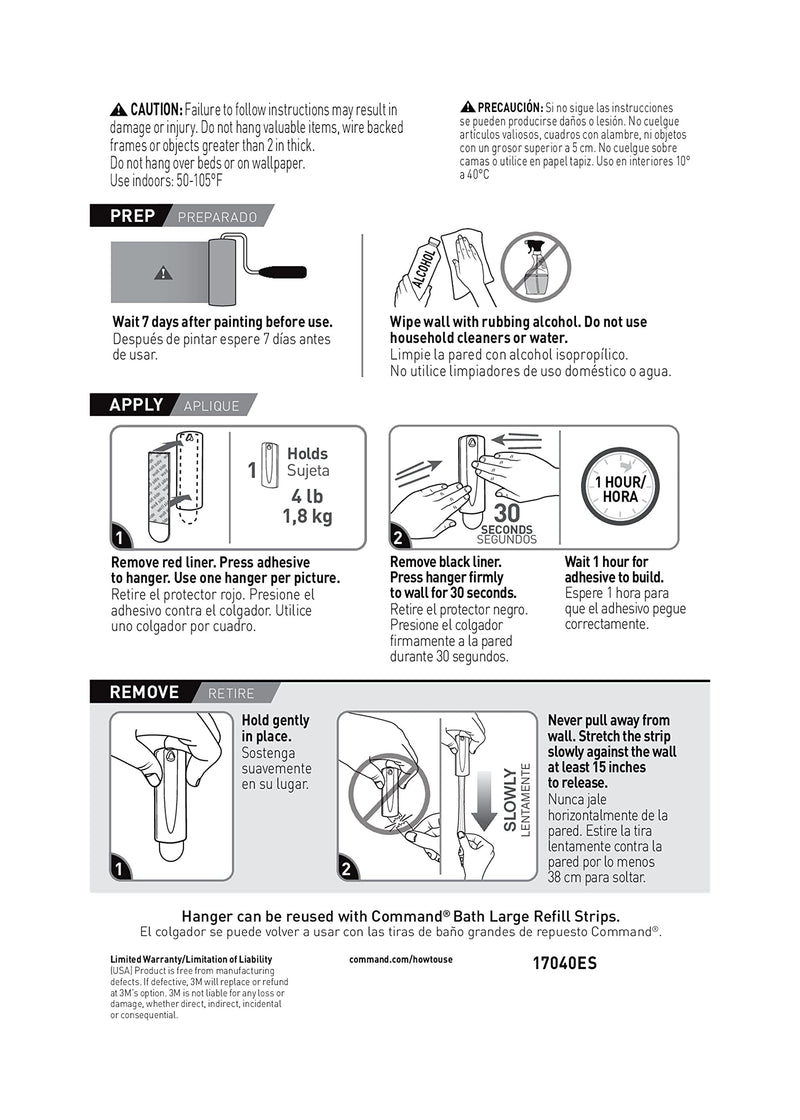 Command Sawtooth Hanger, 1-Hanger, 2-Strips, Decorate Damage-Free 1 Hanger - NewNest Australia