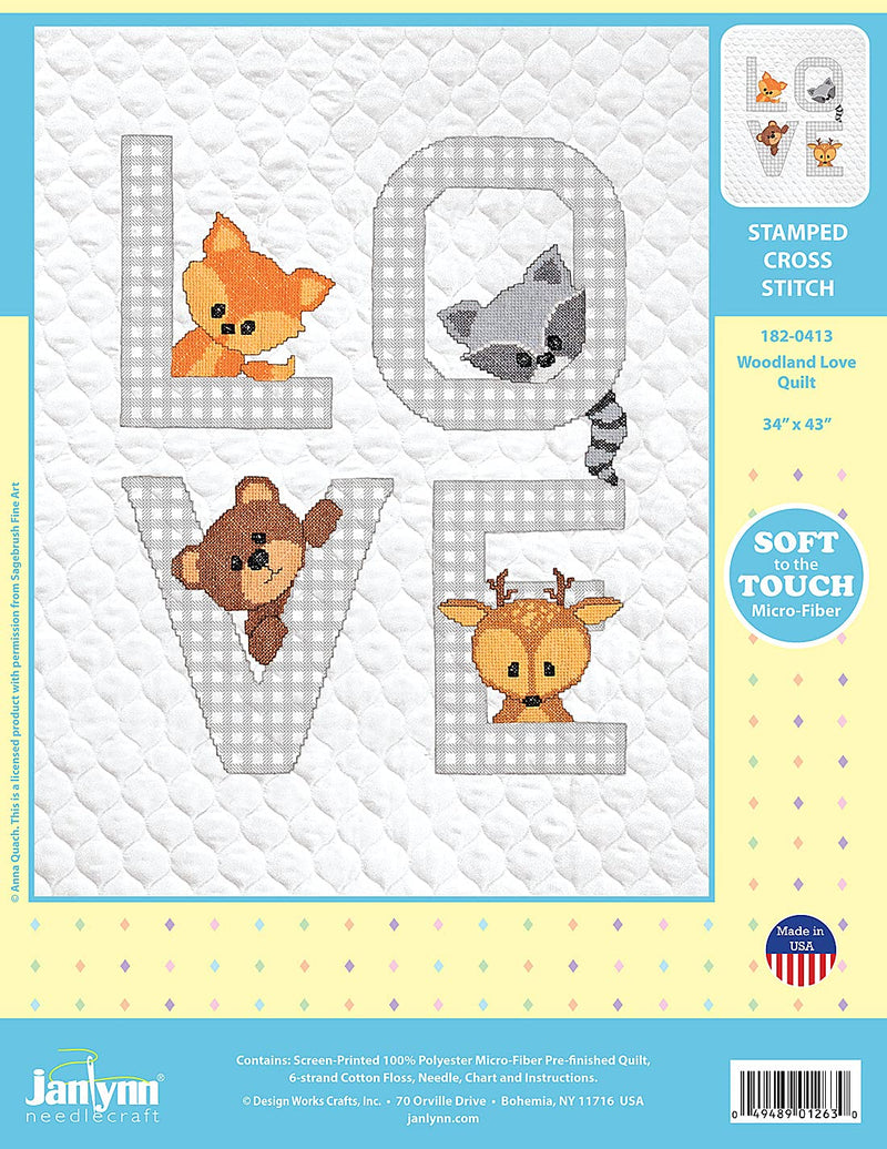Janlynn Kit Baby 34x43 Woodland Love - NewNest Australia