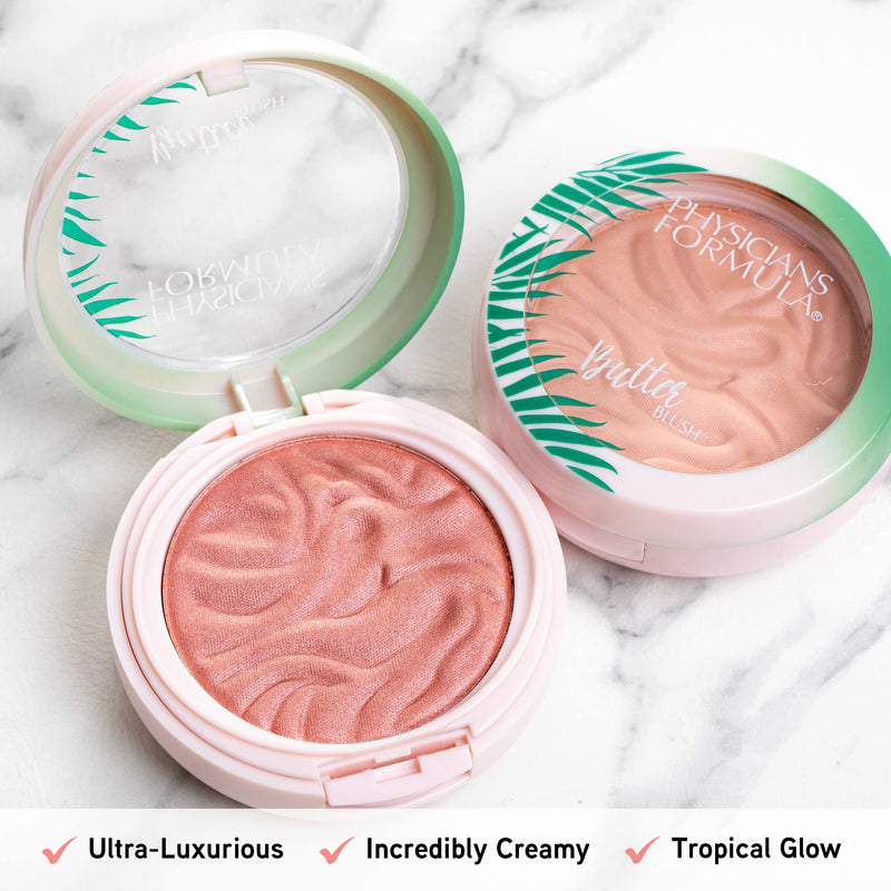 Physicians Formula - Murumuru Butter Blush - Blush with Ultra-Rich Formula with Murumuru Butter for Radiant Brightness, Creamy and Soft Texture - Bright Finish - Natural Glow - NewNest Australia