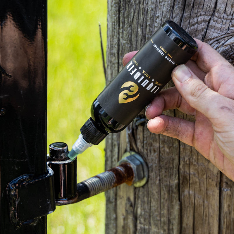 LIQUIDFIX LiquidFix Door, Lock, and Hinge Lubricant | 4 oz Dropper + 0.5 Needle Combo Pack Door & Sliding Long-Lasting Squeaky Oil for Hinges Glass Doors - NewNest Australia