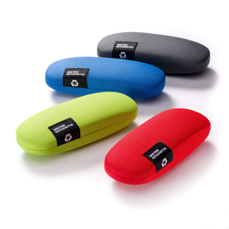 FEFI - Hardcase glasses case with fabric cover made from recycled PET bottles gray - NewNest Australia