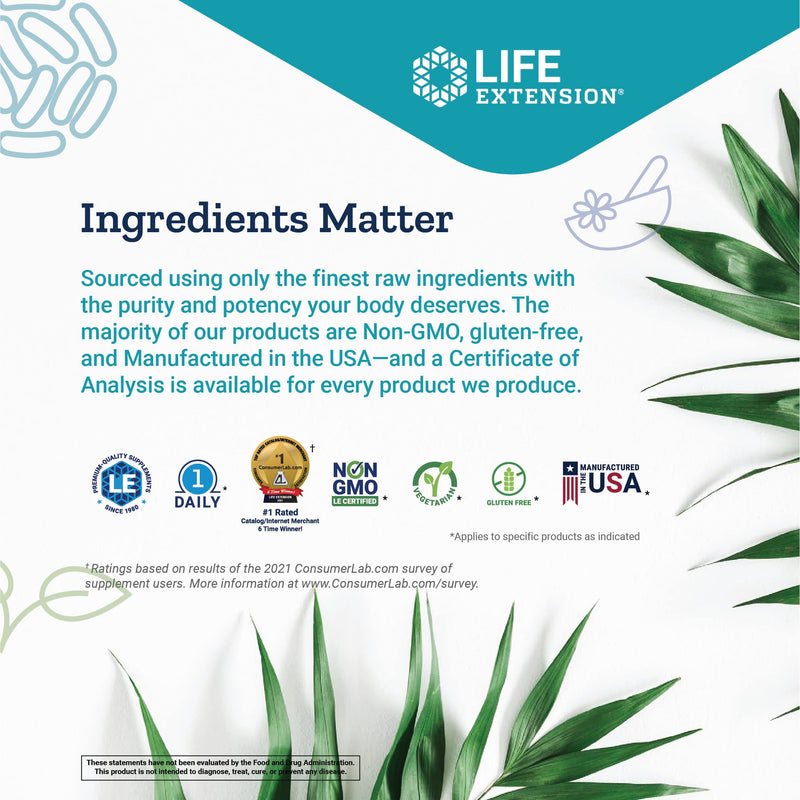 Life Extension Magnesium Caps 500 mg – Essential Mineral Blend For Cardiovascular & Whole-Body Health – Gluten-Free, Non-GMO, Vegetarian -100 Vegetarian Capsules - NewNest Australia