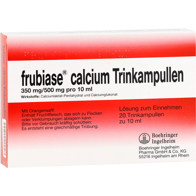 Frubiase Calcium T drinking ampoules 20 pieces - NewNest Australia