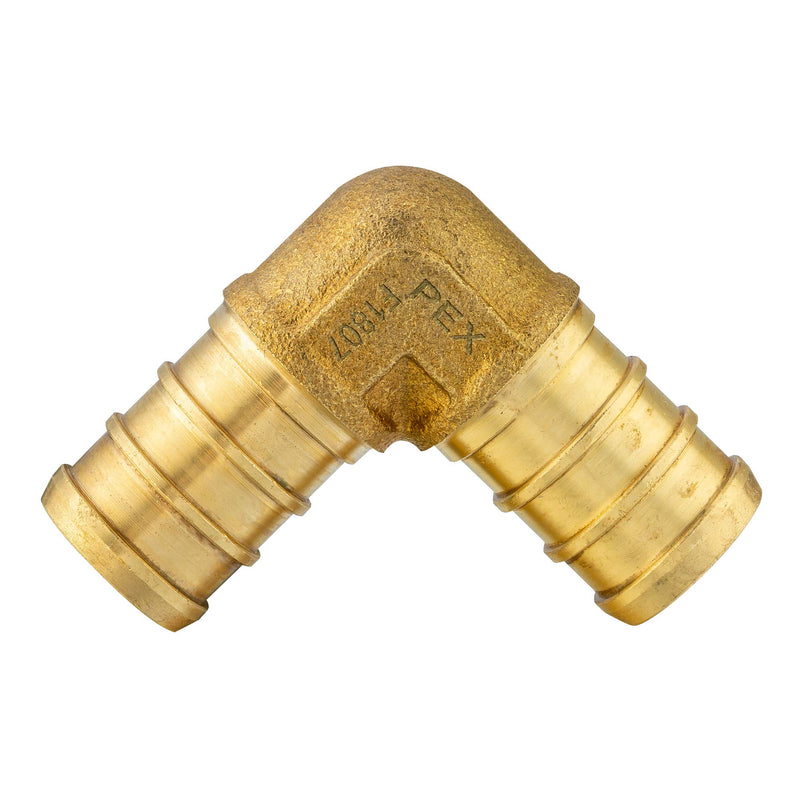 (Pack of 20) EFIELD PEX 1/2 INCH 90 DEGREE ELBOW BRASS CRIMP FITTING FOR PEX PIPE/TUBING,LEAD FREE - NewNest Australia