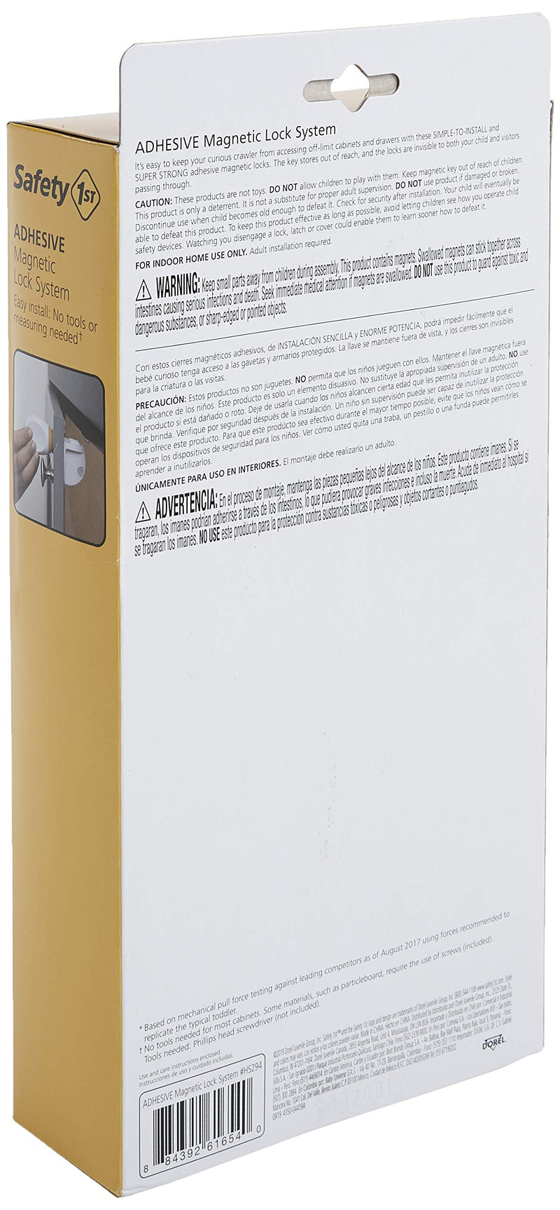 Safety 1ˢᵗ Adhesive Magnetic Lock System, 8 Locks And 2 Keys - NewNest Australia