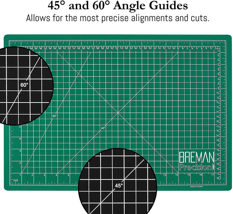 WA Portman Rotary Cutter Set & Cutting Mat for Sewing - 45mm Rotary Cutter for Fabric & 5 Blades - 9x12 Inch Fabric Cutting Mat - 6x12 Inch Acrylic Ruler for Cutting Fabric - Rotary Cutter and Mat Set - NewNest Australia