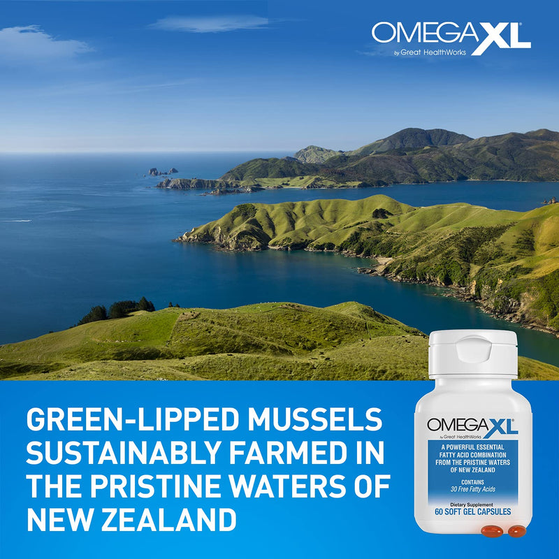 Support for Joint & Muscle Health, Mobility & Joint Pain Relief - 30+ Fatty Acids Green-Lipped Mussels No Fishy Aftertaste - 60 Softgels 60 Count (Pack of 1) - NewNest Australia