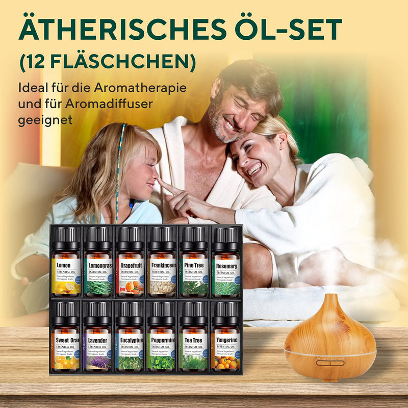 Essential Oils Set | Fragrance Oils Gift Set | Natural Pure Essential Oils | Organic Essential Oils | Soap Fragrance Oil | Pure Natural Oils | P Beauty | Aroma Oil | 10Ml Each (Set Of 12) - NewNest Australia