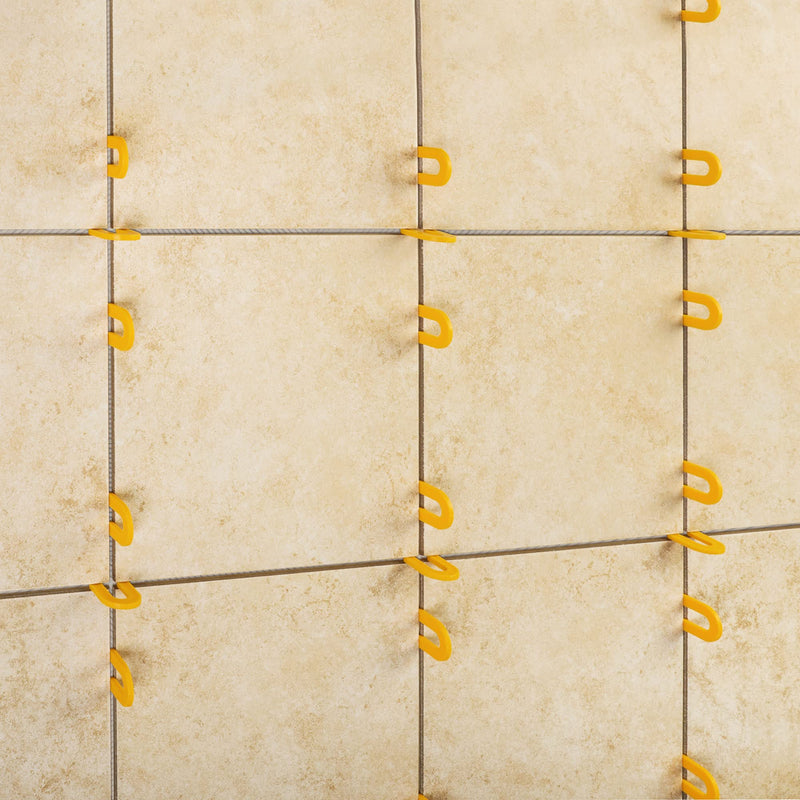 Brutus 99802BR Pail of 100 Horseshoe Shim Tile Spacers, 3/16-Inch, Yellow - NewNest Australia