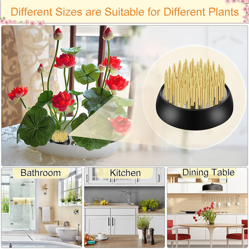 7 Pieces Flower Frog Round Flower Arranger - Cludoo Flower Holder Floral Arrangement Pin Holder Set 3 Sizes Stainless Floral Flower Frog Fixed Tools with 1 Roll Tape (0.91", 1.02", 1.34") - NewNest Australia