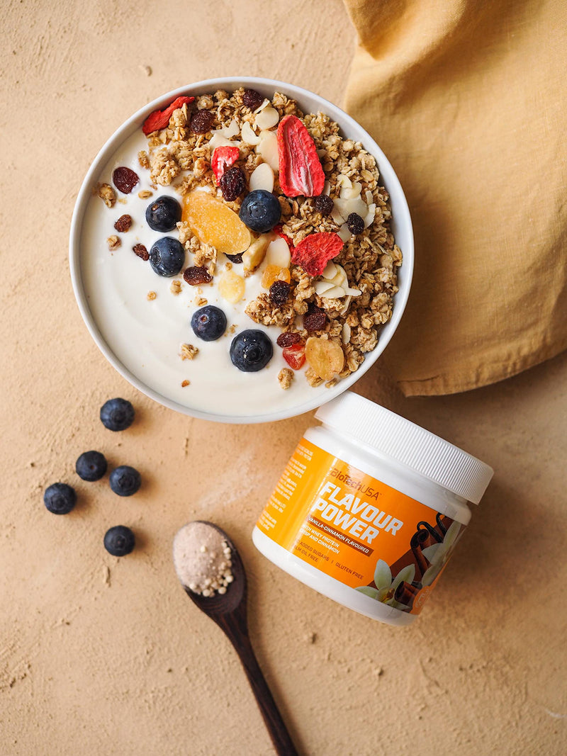 Biotechusa Flavor Power, Flavored Table Sweetener Powder, Sucralose-Based No Added Sugar, Gluten And Palm Oil Free, With Inulin, 160 G, Coconut White Chocolate - NewNest Australia