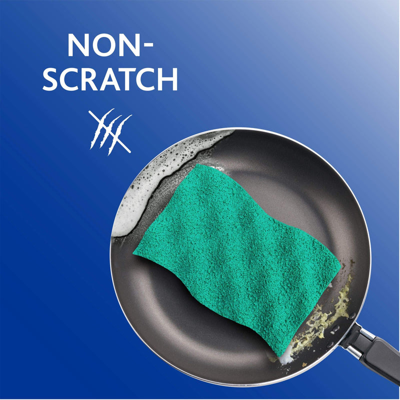 O-Cedar Scrunge Multi-Use (Pack of 6) Non-Scratch, Odor-Resistant All-Purpose Scrubbing Sponge Safely Cleans All Hard Surfaces in Kitchen and Bathroom, 6 Count (Pack of 1), Blue 6 Count (Pack of 1) - NewNest Australia