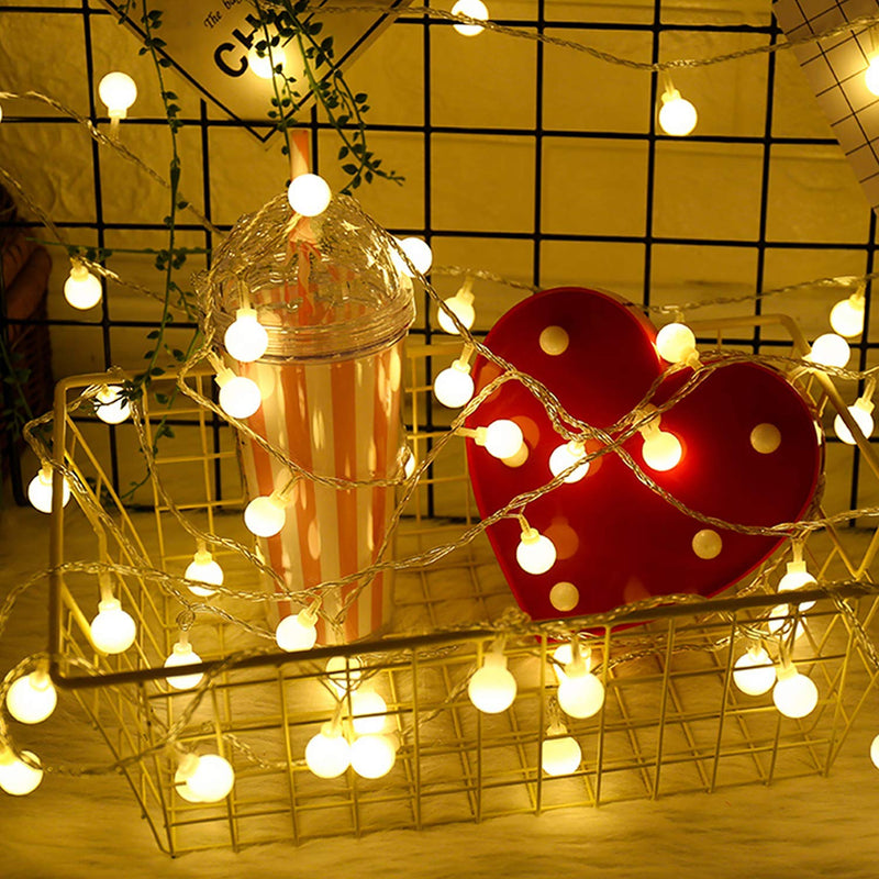 33 Feet 100 Led Mini Globe String Lights, USB Fairy String Lights Plug in, 8 Modes with Remote, Decor for Indoor Outdoor Party Wedding Christmas Tree Garden, Warm and Multi 33Ft Multi + Warm White - NewNest Australia