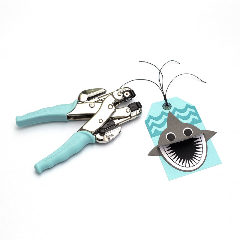 Crop-A-Dile Eyelet and Snap Punch by We R Memory Keepers | Blue Comfort Handle - NewNest Australia