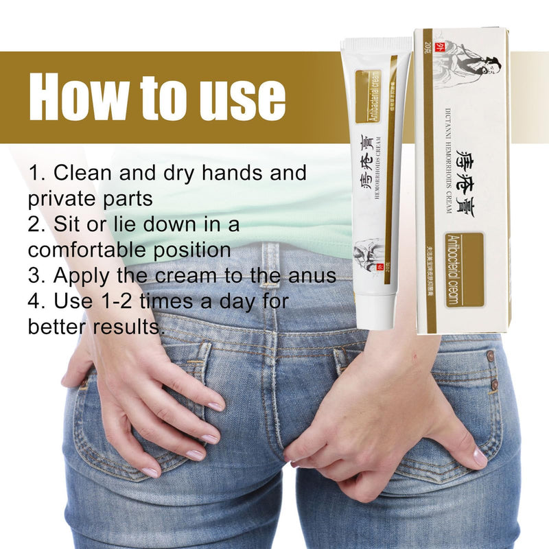 Chinese Herbal Hemorrhoid Cream Medilisk, Natural Herbal Hemorrhoid Cream, Chinese Herbal Hemorrhoid Cream External Hemorrhoids Soothes (2PCS) 2pcs - NewNest Australia