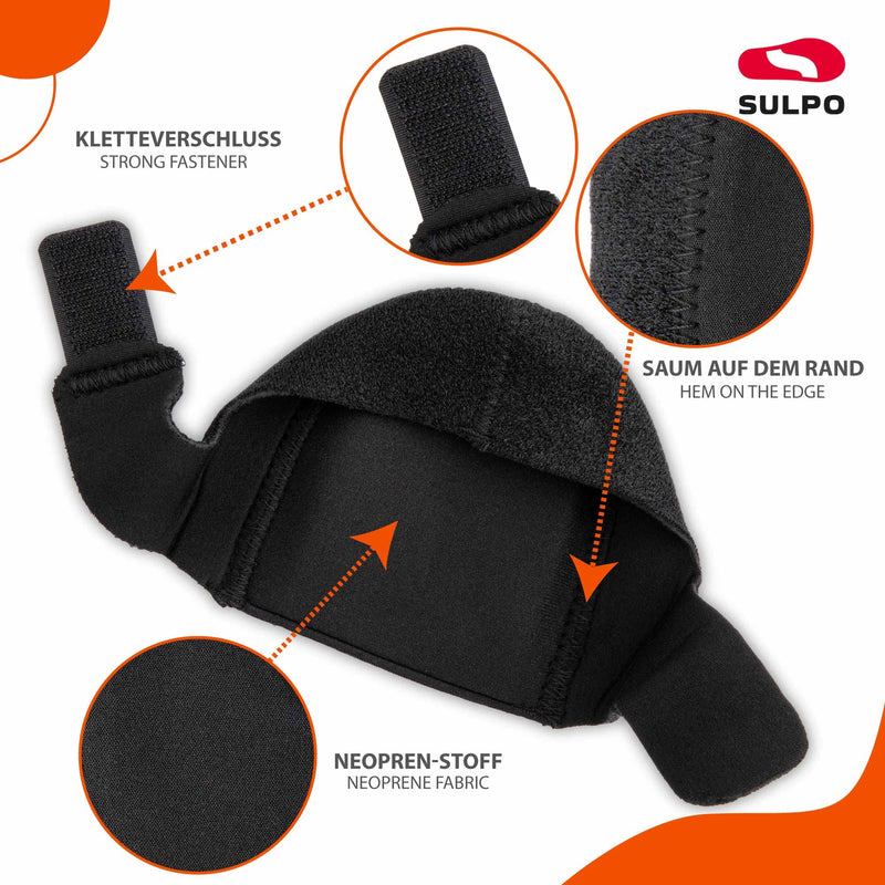 SULPO 1 pair of heel spur insoles - orthopedic silicone heel protection for shoes - heel pads - insoles gel - socks 40-46 L 40 - 46 - NewNest Australia