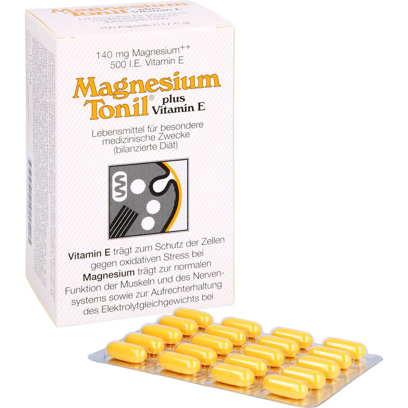 Magnesium Tonil Plus Vitamin E Capsules - NewNest Australia
