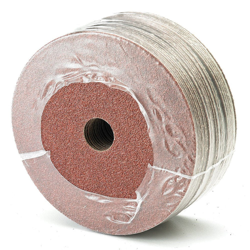 Mercer Industries 300080-4" x 5/8" Aluminum Oxide Resin Fiber Discs, 80 Grit (25 pack) - NewNest Australia