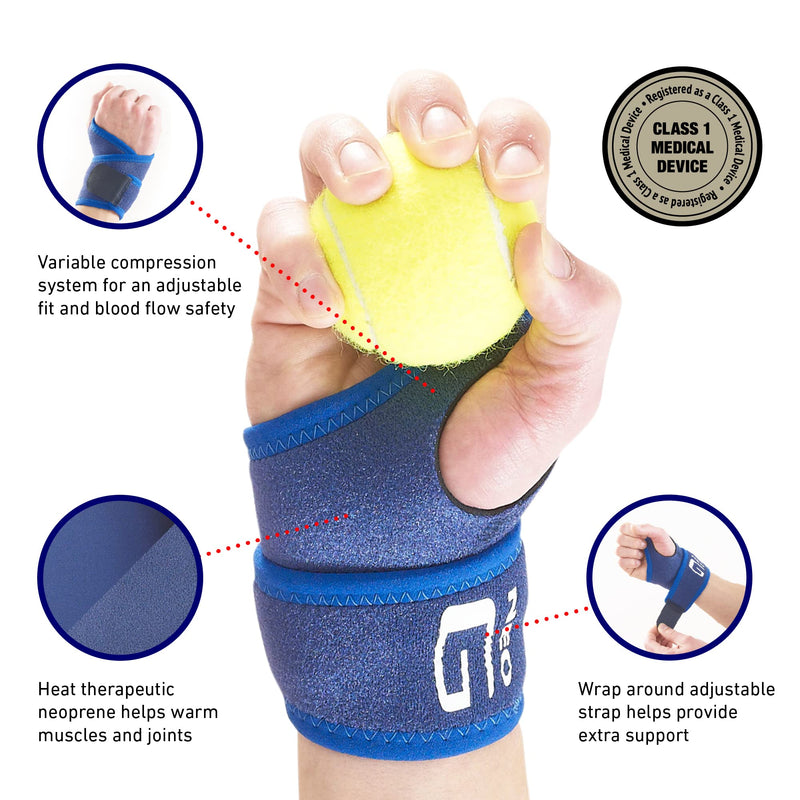 Neo-G Wrist Support for Arthritis, Joint Pain, Sprains, Strains, Instability - Wrist Brace Adjustable Compression Hand Support Right Hand or Left Hand – Class 1 Medical Device - NewNest Australia