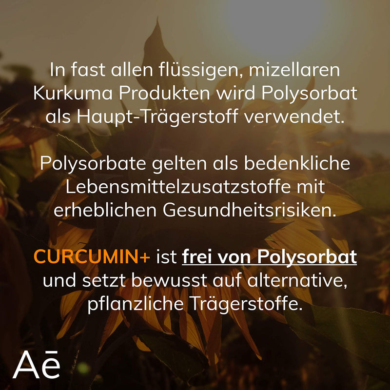 NEW: CURCUMIN Plus high dose | Liquid turmeric in micellar formula | Without polysorbate, without piperine | Liquid with vitamin D3 + K2 | Laboratory-tested quality from DE | 60 capsules - NewNest Australia