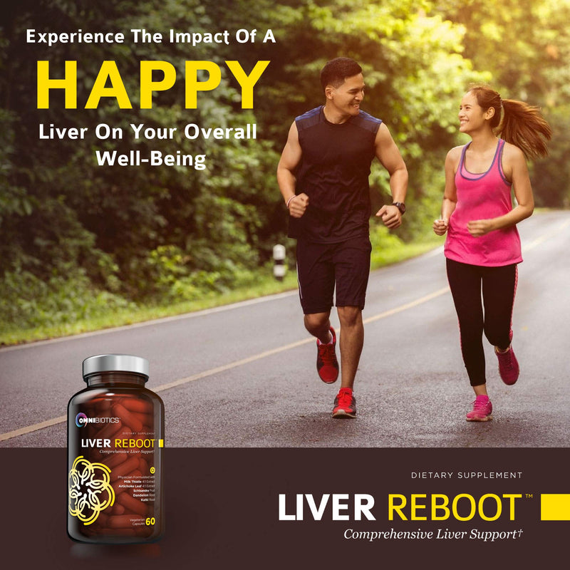 Liver Detox Supplement, Liver Cleanse Support | Milk Thistle Extract, Globe Artichoke, Dandelion Root | 60 Vegan Capsules Liver Reboot - NewNest Australia