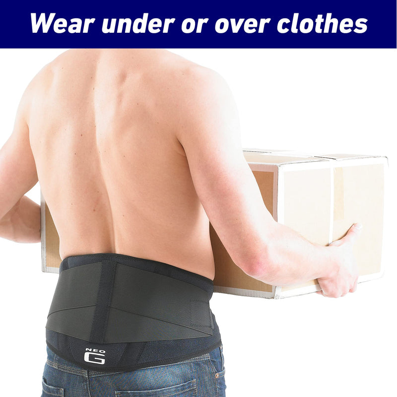 Neo-G Back Support with Power Straps – Back Brace for Lower Back Pain Relief, Muscle Spasm, Sprains, Tired Muscles, Arthritis, Recovery - Adjustable Compression Back Belt - Class 1 Medical Device - NewNest Australia