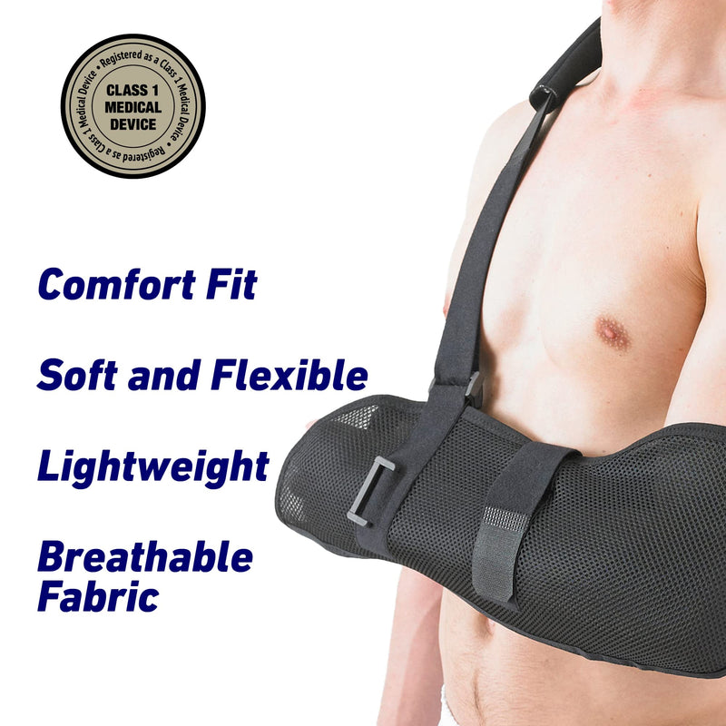 Neo-G Arm Sling for Shoulder Injury Arm Injury Recovery, Pre/Post Surgery - Airflow Breathable Lightweight Shoulder Sling - Adjustable Straps - Class 1 Medical Device - NewNest Australia