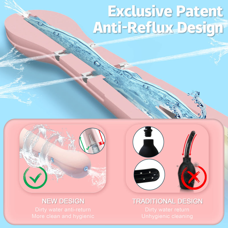Po Shower Irrigator For Intestinal Rinse ‚ Intimate Shower For Shower And Vaginal Shower ‚ Anti-Return And Transparent ‚ Well-Being And Relaxation With Intestinal Rinse (Anti-Return 150 Ml) - NewNest Australia