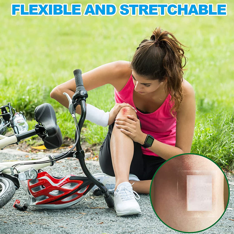 Burgeon Shower Plasters Waterproof Plasters 2 Pieces 15 Cm X 2 M Tattoo Plasters Waterproof Transparent Bandage Tattoo Film Healing Medical Tape Second Skin For Sports, Showers, Swimming - NewNest Australia