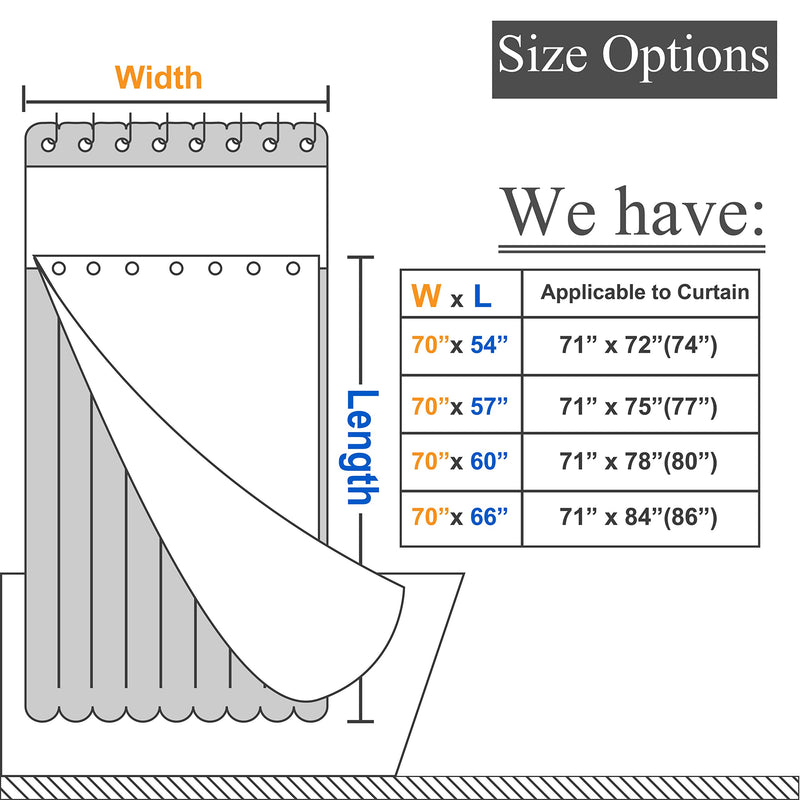 Fabric Snap-in Liner 70" x 54" - Hotel Style, Removable & Machine Washable, Water-Repellent - White, 70x54 70"x54" - NewNest Australia