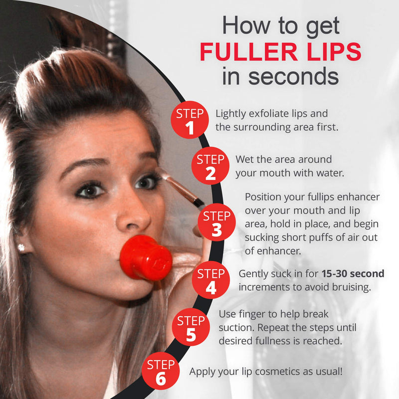 FULLIPS LIP ENHANCERS - Medium/Large Set w/Bonus Small!!! - NewNest Australia