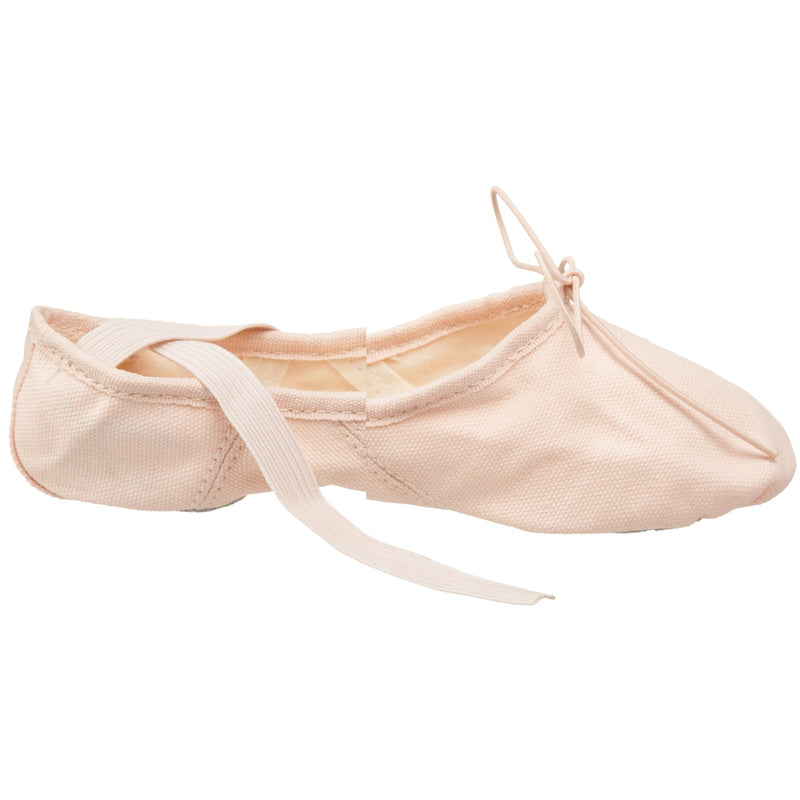 Capezio Toddler/Little Kid Canvas Juliet 2028C II Ballet Shoe 11 Little Kid Light Ballet Pink - NewNest Australia