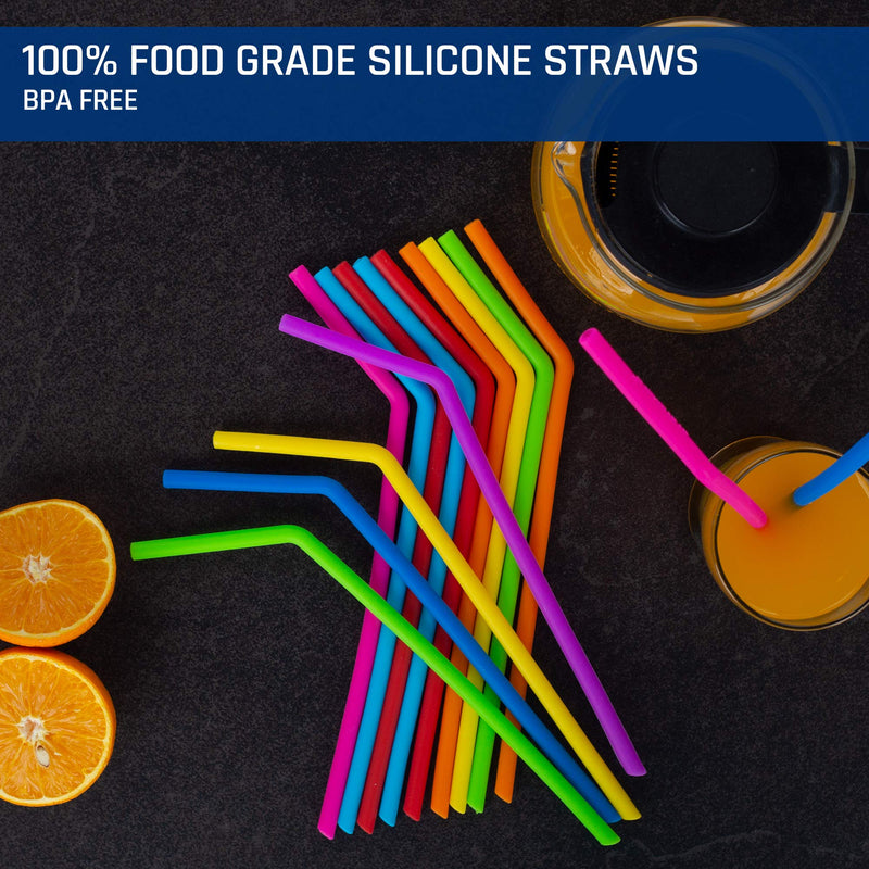 15 FITS All TUMBLERS Straws - Reusable Silicone Straws for 30 and 20 oz Yeti - Flexible Easy to Clean + 2 Cleaning Brushes - BPA Free, No Rubber Taste Drinking - Best Value for Money Pack - NewNest Australia