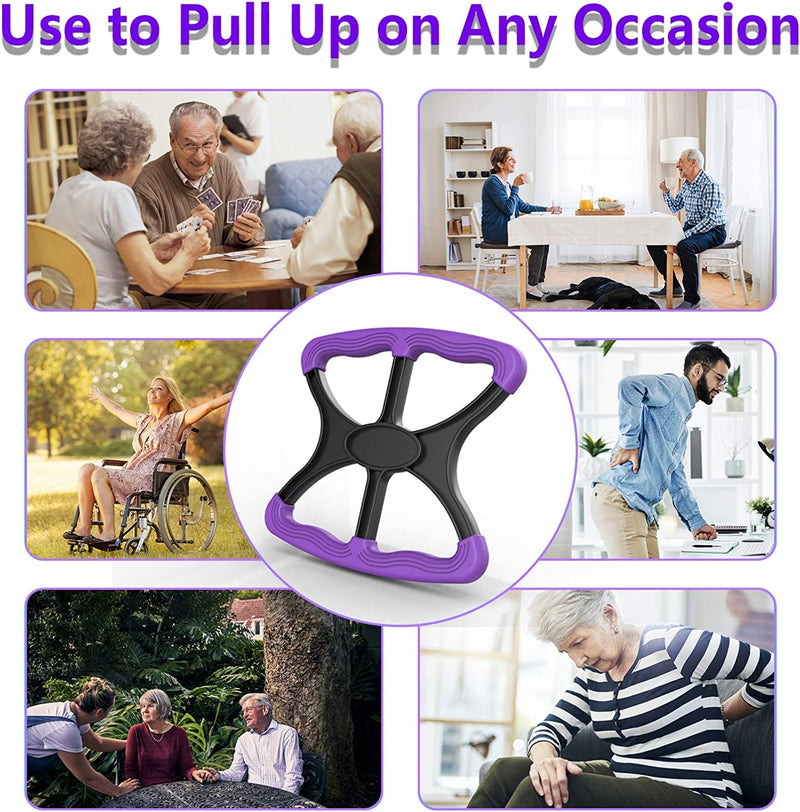 Lift Assist Device for Elderly Disabled Patient Standing Aid Lift Standing Aid Portable Lift Aid for Handicapped, Blue with Rubber Grip Handicap Bar Lift Aid to Transfer Elderly Senior Bariatric - NewNest Australia