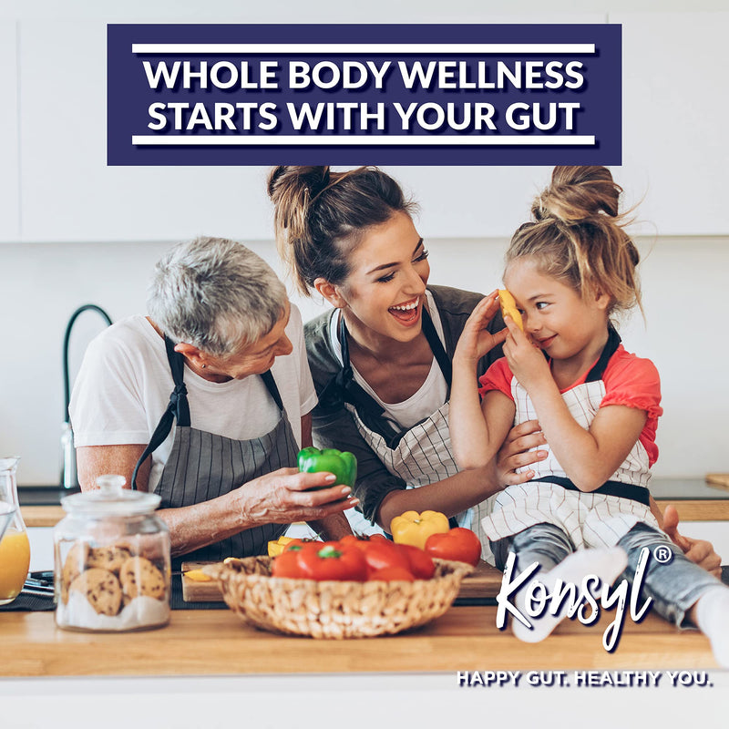 Konsyl Organic Psyllium Fiber - USDA Certified Psyllium Husk Daily Fiber Supplement Powder - All Natural Soluble Fiber, Gluten-Free & Sugar-Free - Perfect for Keto & Baking - 1 Pack - 340g Gusset Bag - NewNest Australia