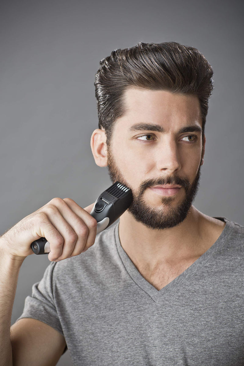 Remington Beard Trimmer Men'S Set Mb320C (Ceramic-Coated Blades, 9 Length Settings, Mains/Battery Operation, Led Charging/Recharging Indicators) Beard Trimmer, Black, Pack Of 1 - NewNest Australia