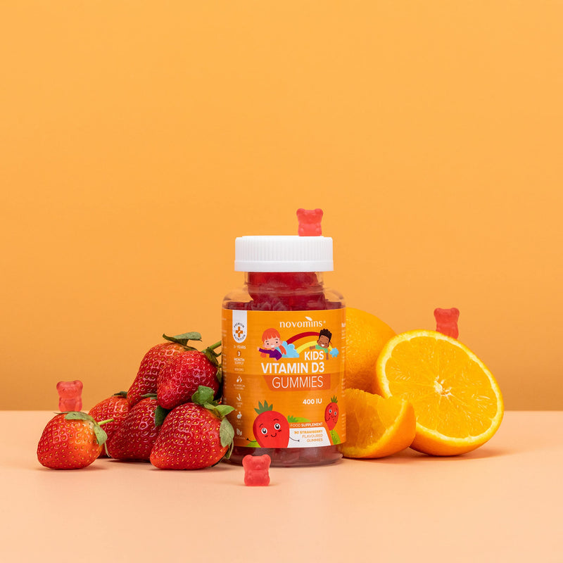 Kids Vitamin D - 3 Month Supply - Kids Vitamins – Vitamin D Gummies – 90 Chewable Kids Vitamin D - Vegetarian - Gluten Free – Childrens Vitamin D – Kids Vitamin D by Novomins - NewNest Australia