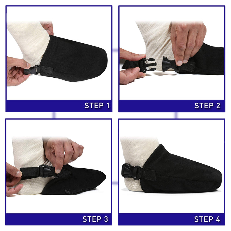 Cast Sock | Toe Cozy | Keep Toes Warm and Protected for Plaster Cast | Lightweight | Comes in 3 Different Sizes | Pack of 2 | Shoe Size UK 3-6 (EU 35-39) 2 Count (Pack of 1) - NewNest Australia