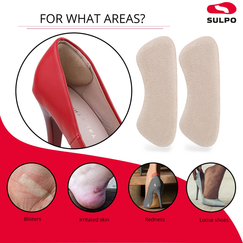 SULPO insoles set - anti-slip gel insoles - relief from foot pain - anti-slip silicone heel cushion, insoles, toe grips liner, silicone straps foot plaster - insoles for high heels shoes - NewNest Australia
