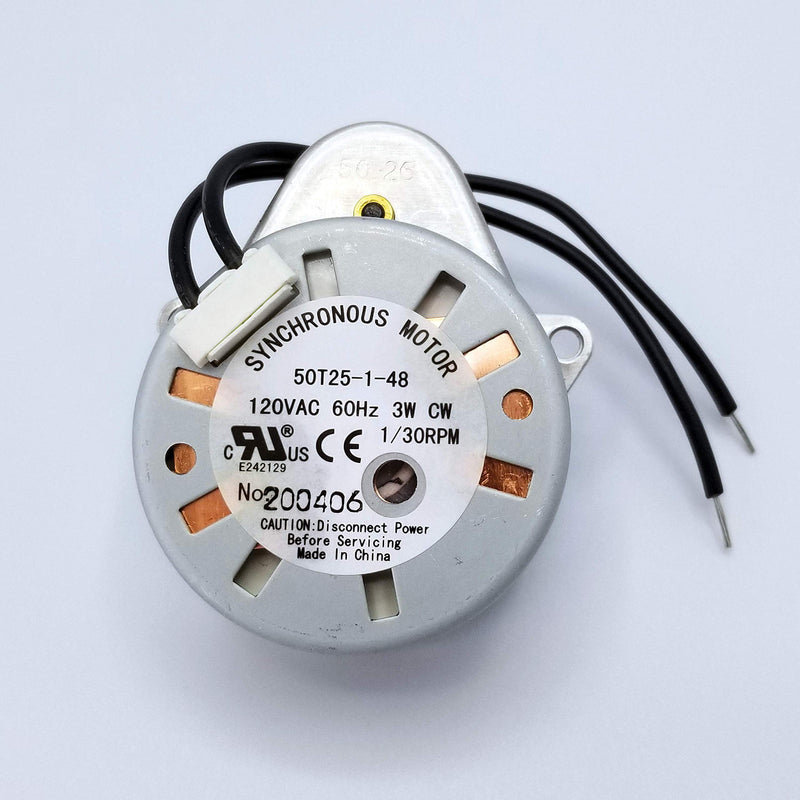 Fleck Style 5600 Timer Motor Replacement - 120VAC 60Hz 3w with Mounting Screws | Fleck Style 18743 with 11384 | Fleck 2510 Timer Motor | Fleck 3200 Timer Motor | Fleck 9000 Timer Motor - NewNest Australia