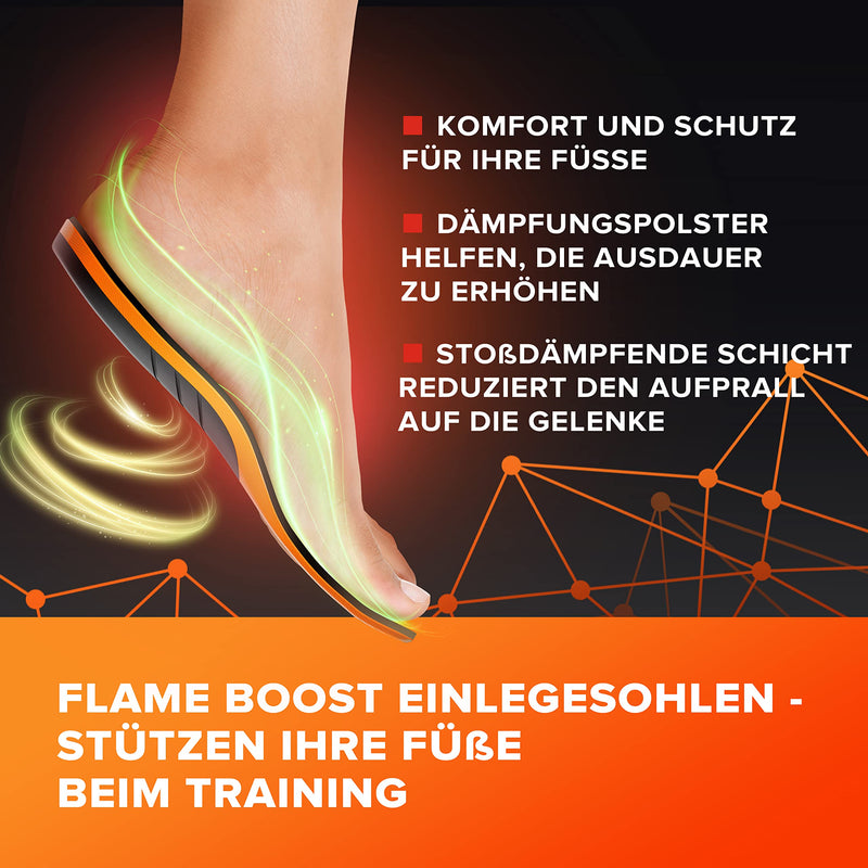 Sports Shoe Insoles For Men And Women, Ideal For Active Sports, Walking, Running, Training, Hiking, Hockey, Shock Absorption Inserts, Orthopedic Comfort Insoles, Black - NewNest Australia