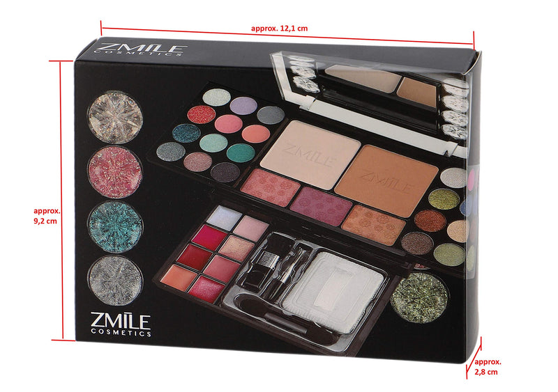 ZMILE Cosmetics Mini Fold Out Cosmetic Palette Set, Diamonds, 40-Piece - NewNest Australia