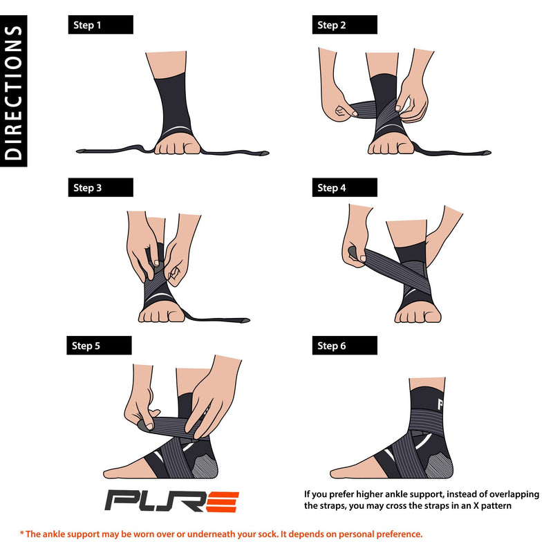 Ankle Brace Support Stabilizer – Compression Sleeve, Adjustable – Great for Running, Tennis, Sprains, Volleyball S/M Black - NewNest Australia