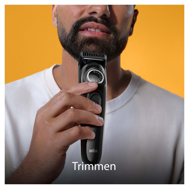 Braun beard trimmer, trimmer/hair trimmer for men, hair clipper with ultra-sharp blade, 40 length settings, rechargeable with 50 min. cordless running time, gift for man, BT3410 NEW - BT3410 - NewNest Australia