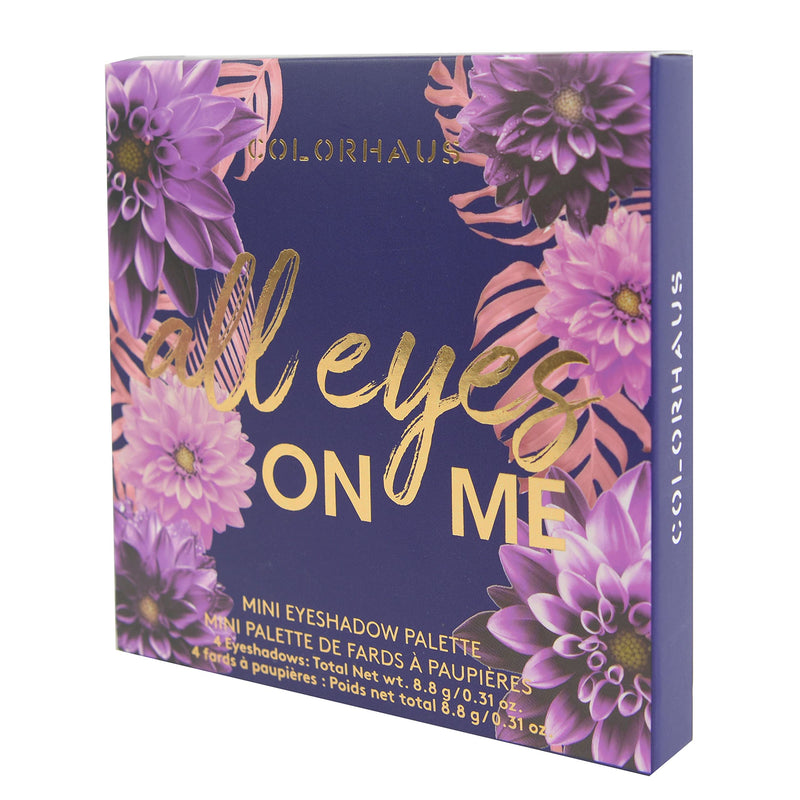 Colorhaus Mini All Eyes on Me - Eyeshadow Palette - Mini Palette with 4 Eyeshadow Shades, Professional Makeup Kit to Always Keep in Your Bag - Makeup Gift Set for Girls, Teenagers and Women - NewNest Australia