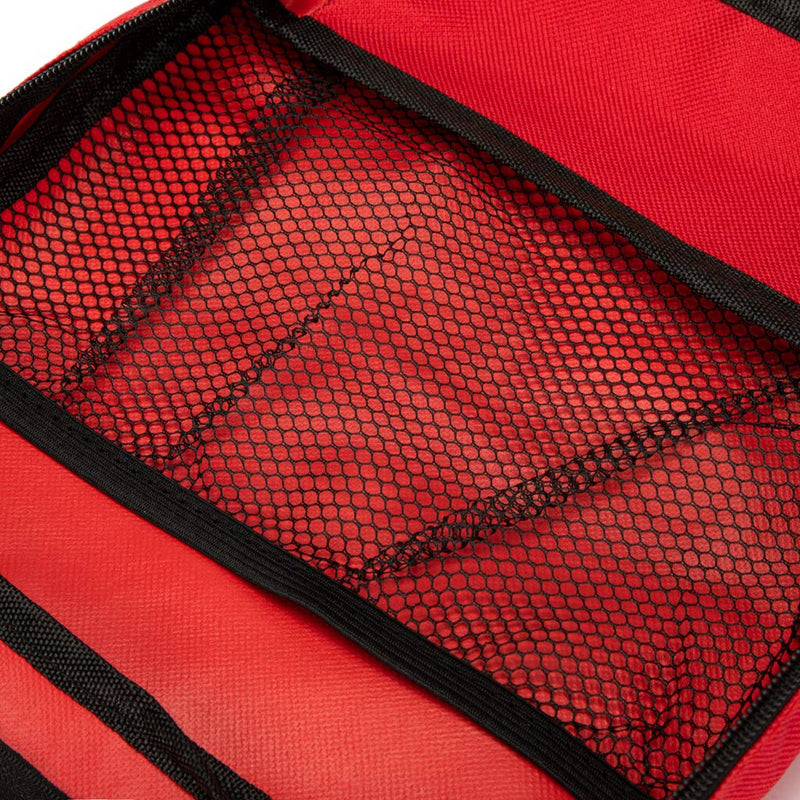 Jipemtra Red First Aid Bag Empty Travel Rescue Pouch First Responder Storage Medicine Emergency Bag for Car Home Office Kitchen Sport Outdoors (Red) - NewNest Australia