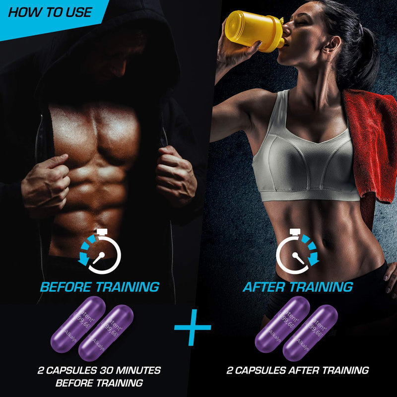 EFX Sports Kre-Alkalyn | PH-Correct Creatine Monohydrate | Multi-Patented Formula, Gain Strength, Build Muscle & Enhance Performance - 120 Capsules / 60 Servings 120 Count (Pack of 1) - NewNest Australia